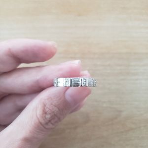 Silver and CZ ring